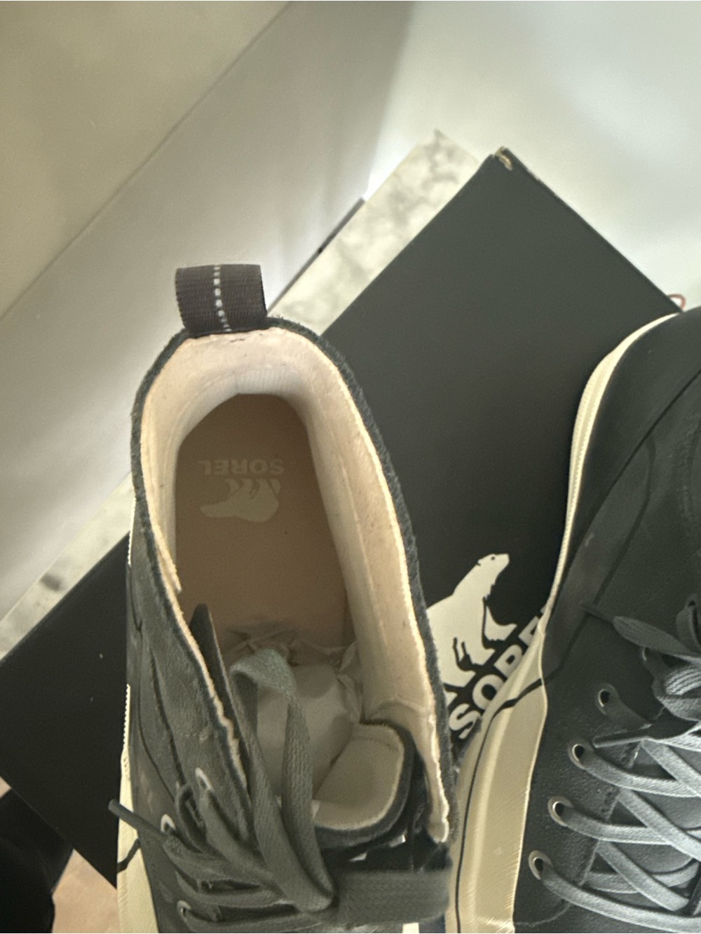 Sorel Leather Sneakers NWT- High-Top Grit Sneaker Boot - Picture 10 of 16